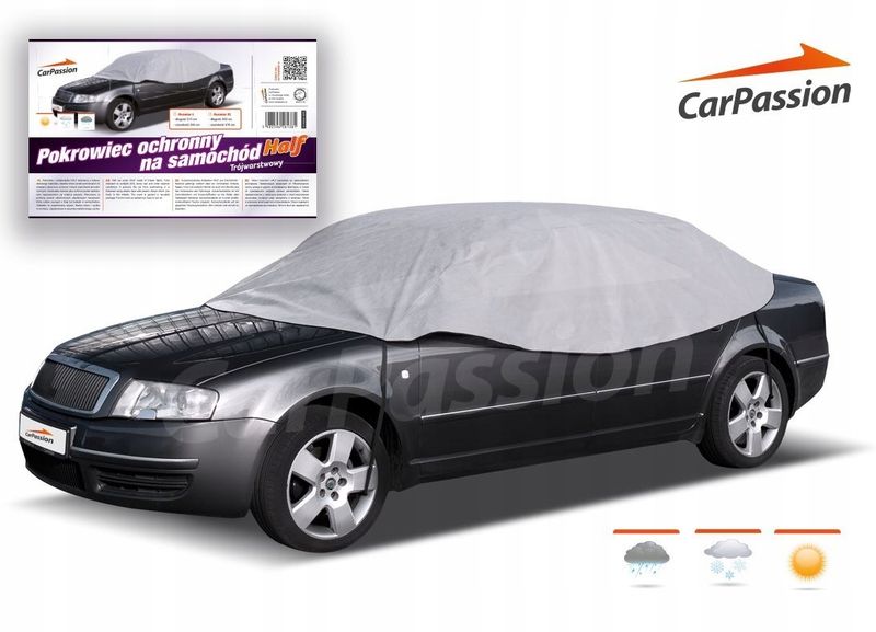 Polplandeka samochodu na szyby half l - CARPASSION CPA10015