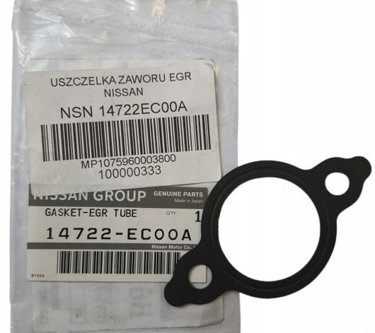 Uszczelka zaworu egr - OE 14722EC00A