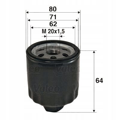Filtr oleju - VALEO 586003