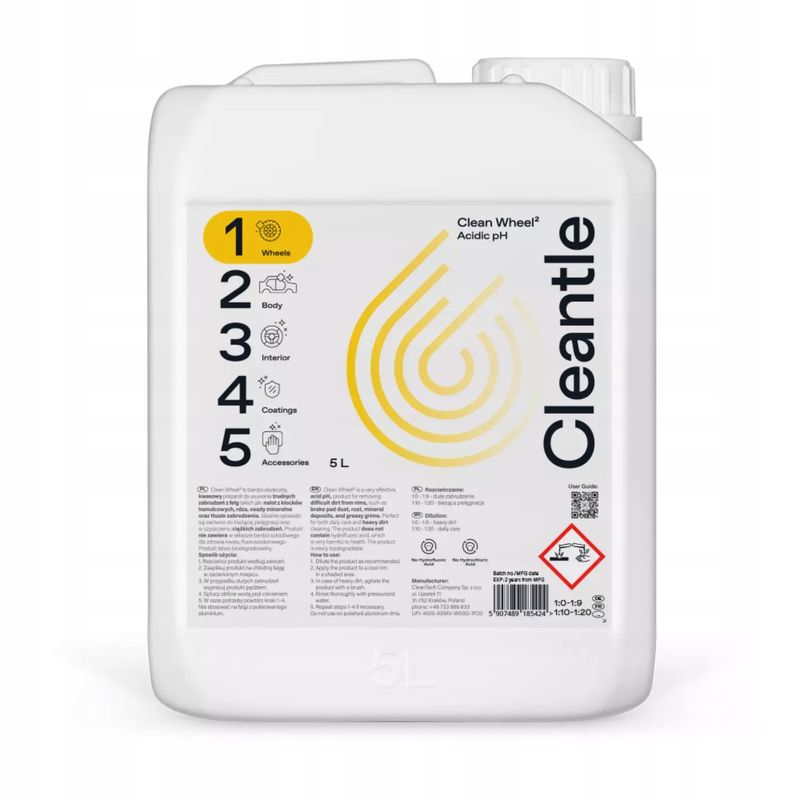 Cleantle clean wheel 5l - CLEANTECH CLTCTL-CW5L