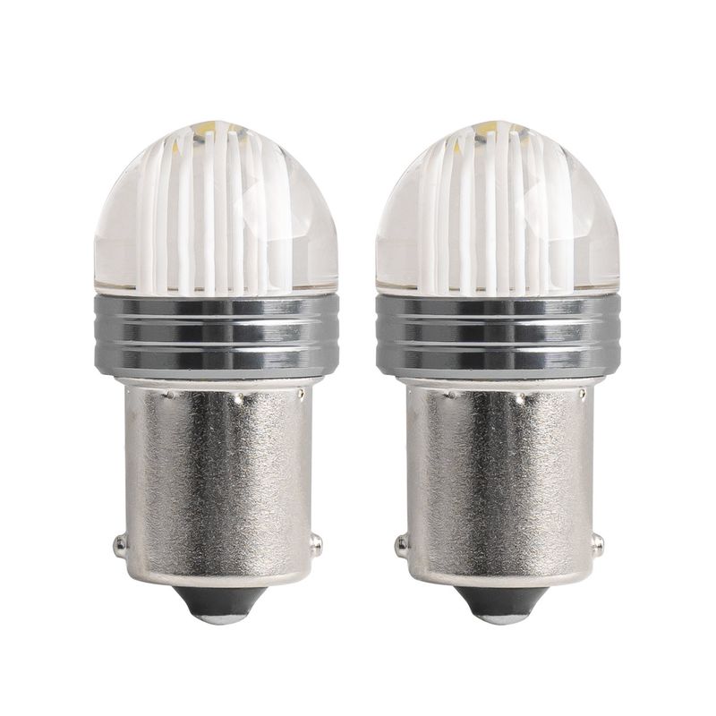 Żarówki LED STANDARD P21W 9SMD 12V Clear Blister 2 szt. - AMIO AMI02953