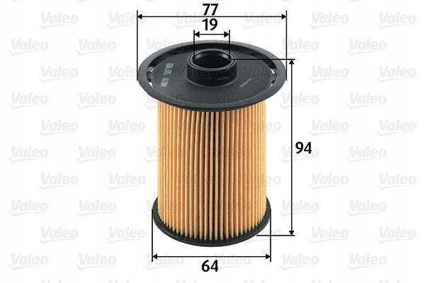 Filtr paliwa wkład diesel - VALEO 587918