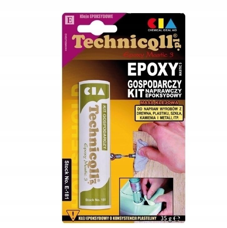 Kit gospodarczy epoksydowy 35g - TECHNICQLL TCHE-181