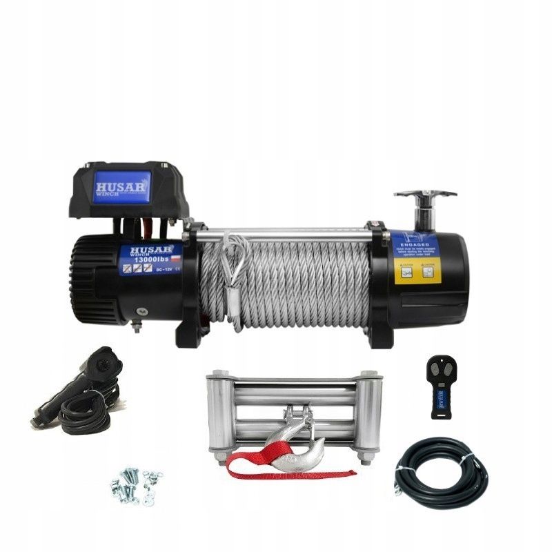 Wyciągarki do samochodów off road - HUSAR WINCH BST13000LBS12V