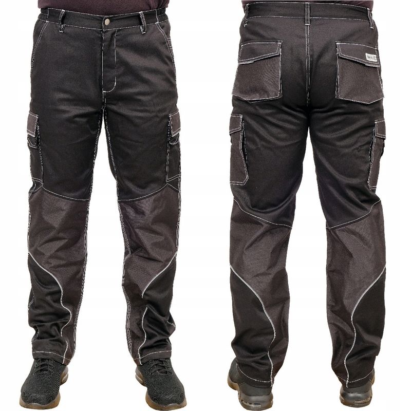 Spodnie z elastanem czarne roz. xl - YATO YT79443