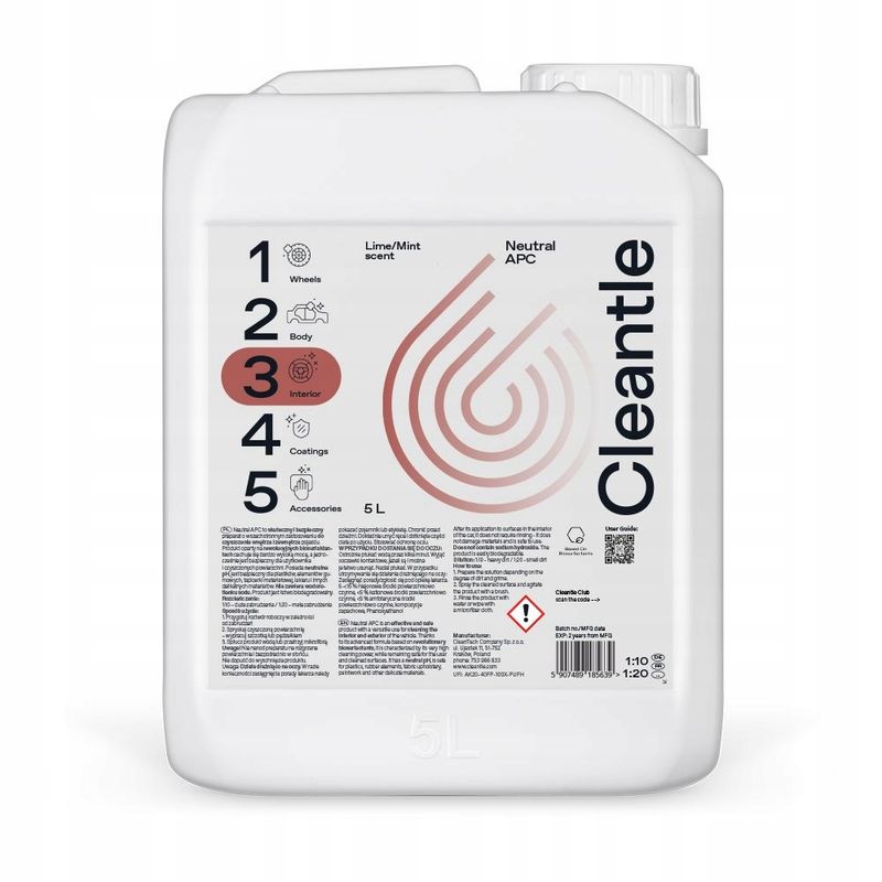 Cleantle neutral apc 5l - CLEANTECH CTL-NAPC5L