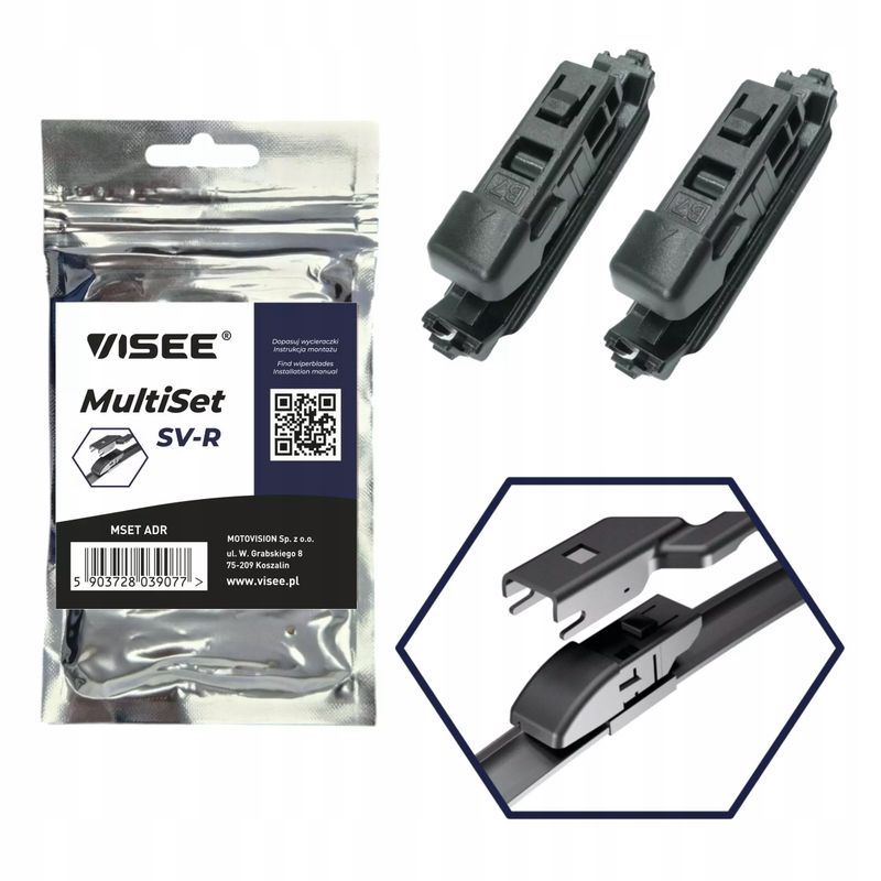 Adaptery sv-r multiset (2 szt) - VISEE MSETADR