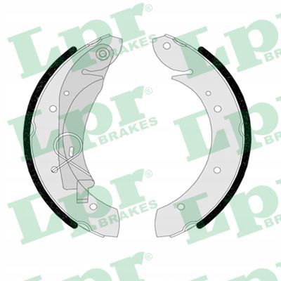 Szczęki ham.berlingo partner /luc/228x40 - LPR 07420
