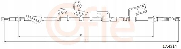 Linka h-ca pr honda civic 01-05 - COFLE 17.4214