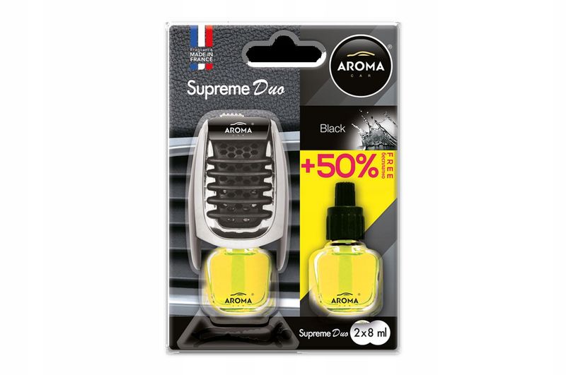 Zapach aroma car supreme duo black PARMTMV017883