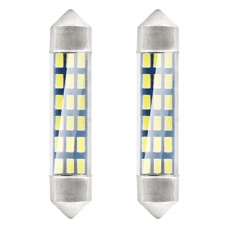 Żarówki LED STANDARD 3014 18SMD Festoon C5W C10W C3W 41mm White 12V - AMIO AMI01092