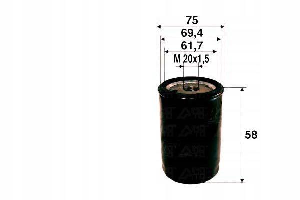 Filtr oleju - VALEO 586050