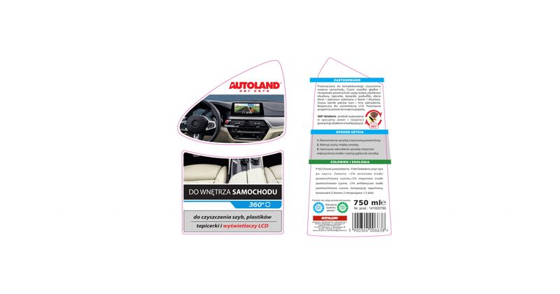 Srodek do mycia wnetrza automata 750ml - AUTOLAND AUT141020799