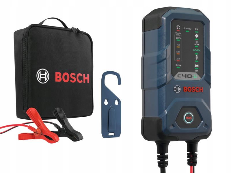 Ładowarka prostownik c40 li-ion bosch 6v 12v 5a '0687000115