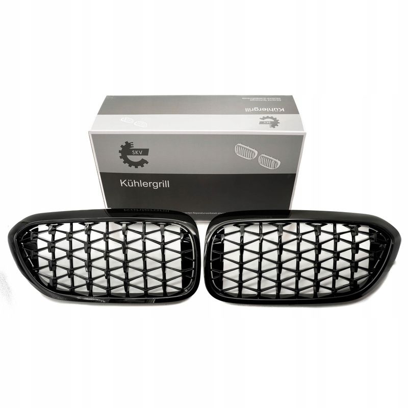 Grill bmw diament, czarny połysk, bmw 5 g30 - SKV 66SKV200