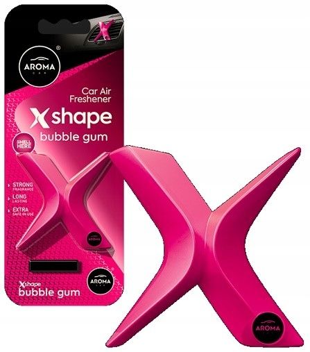 Zapach aroma car x-shape bubble gum PARMTMP109578