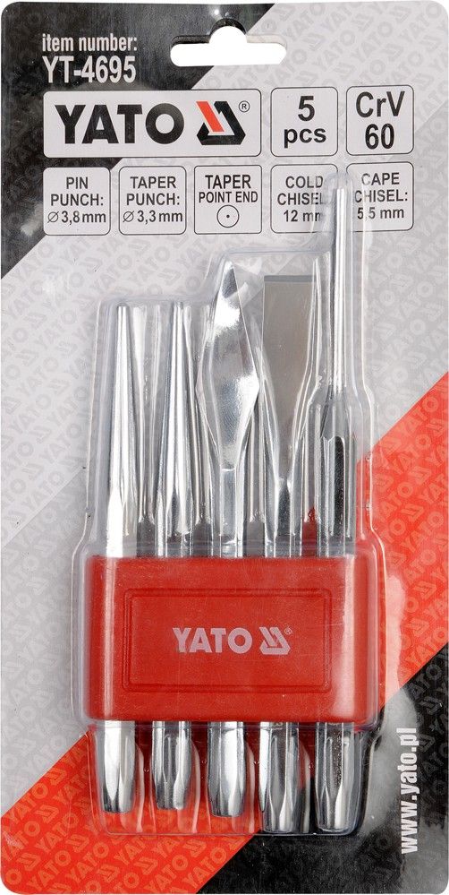 Zestaw Przecinaków Ślusarskich - YATO YATYT-4695