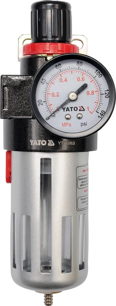 Reduktor z Filtrem i Manometrem 1/2 - YATO YATYT-2383