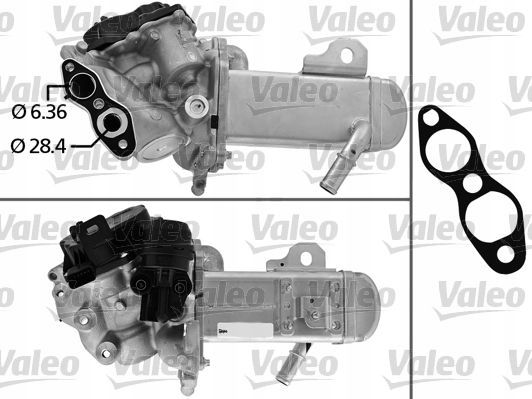 Zawór egr - VALEO VAL700451