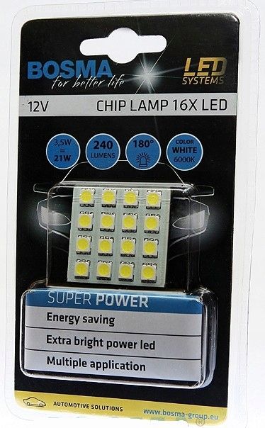 Panel led 12v 16xsmd 35x35 biały - BOSMA LED3390