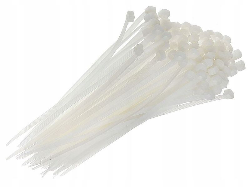 Opaska kablowa biala 100 x 2,5 opa.100sz - LICENT CT25100