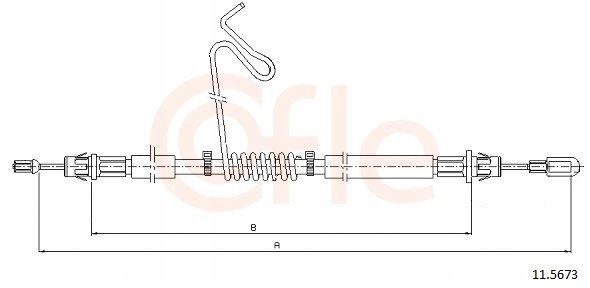 Linka h-ca le ford transit 06-08 rwd - COFLE 11.5673