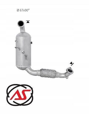 Filtr cząstek stałych dpf ford 1,5tdci 12- euro 5 - AS FD5103