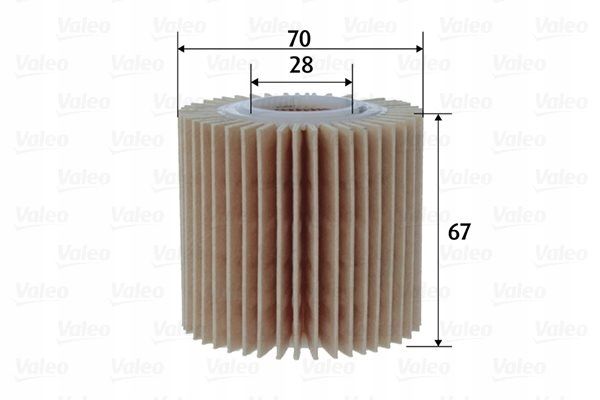 Filtr oleju wkład - VALEO 586606