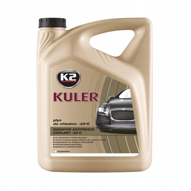 Płyn do chłodnic kuler 5l -35c bezbarwny - K2 MELLE MELT205B