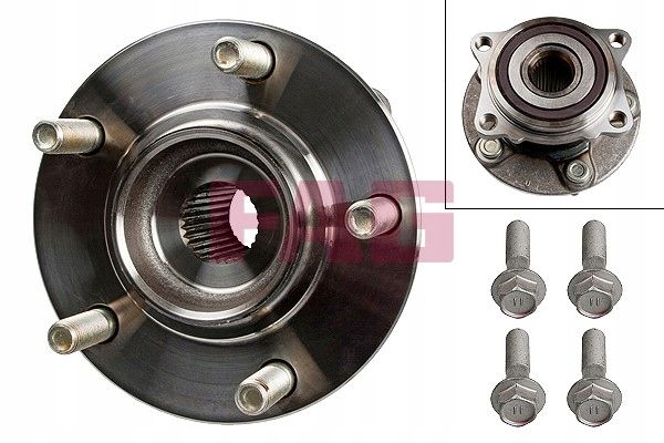 Łożysko koła piasta tył - FAG 713 6198 00