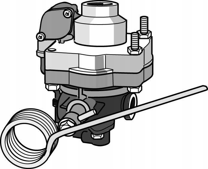 Pneumatyczny regulator siły hamowania - KNORR 1186938