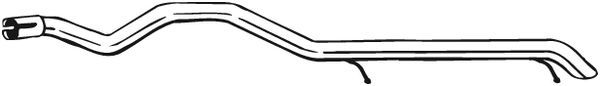 Rura wydechowa - BOSAL BOS850-043