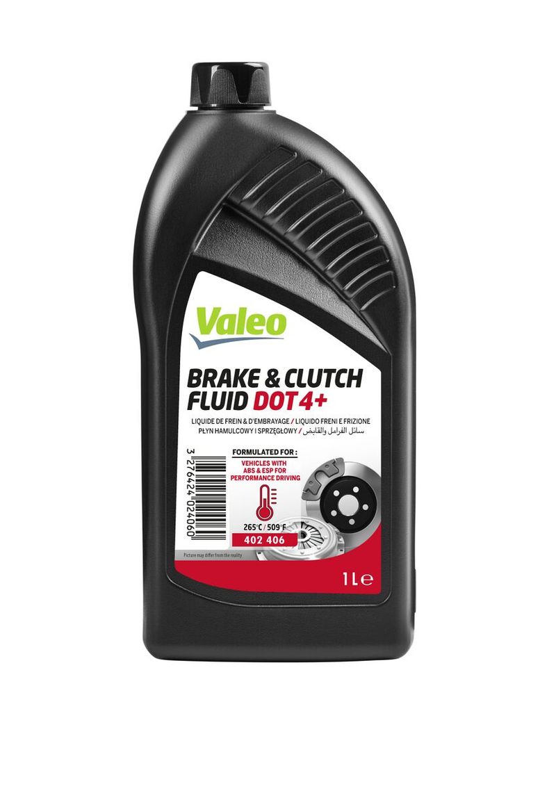 Płyn hamulcowy.dot4+ 1l - VALEO 402406