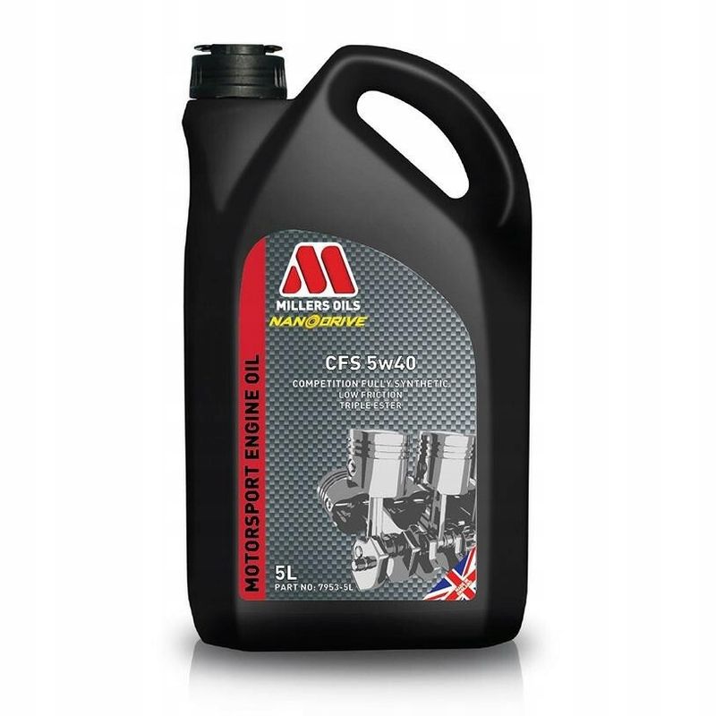 Millers cfs 5w40 5l - MILLERS OILS 7953-5