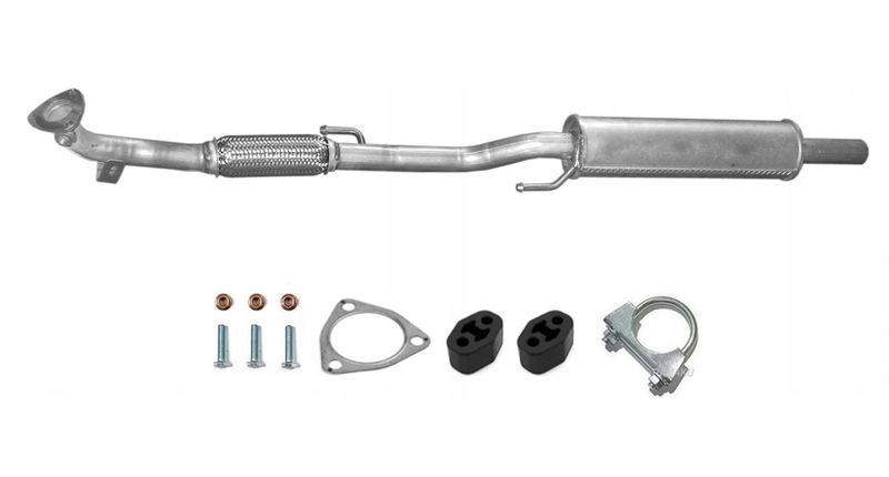 Tłumik przód vw fox 1.2 05- - POLMOSTROW 30.80AL