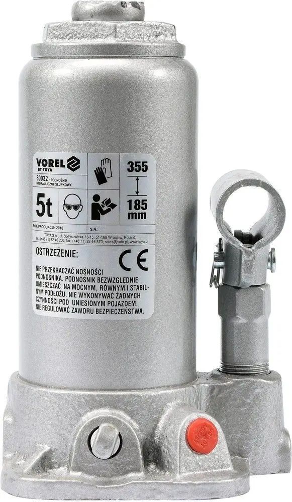 Podnośnik Hydrauliczny Słupkowy 5T - VOREL YAT80032