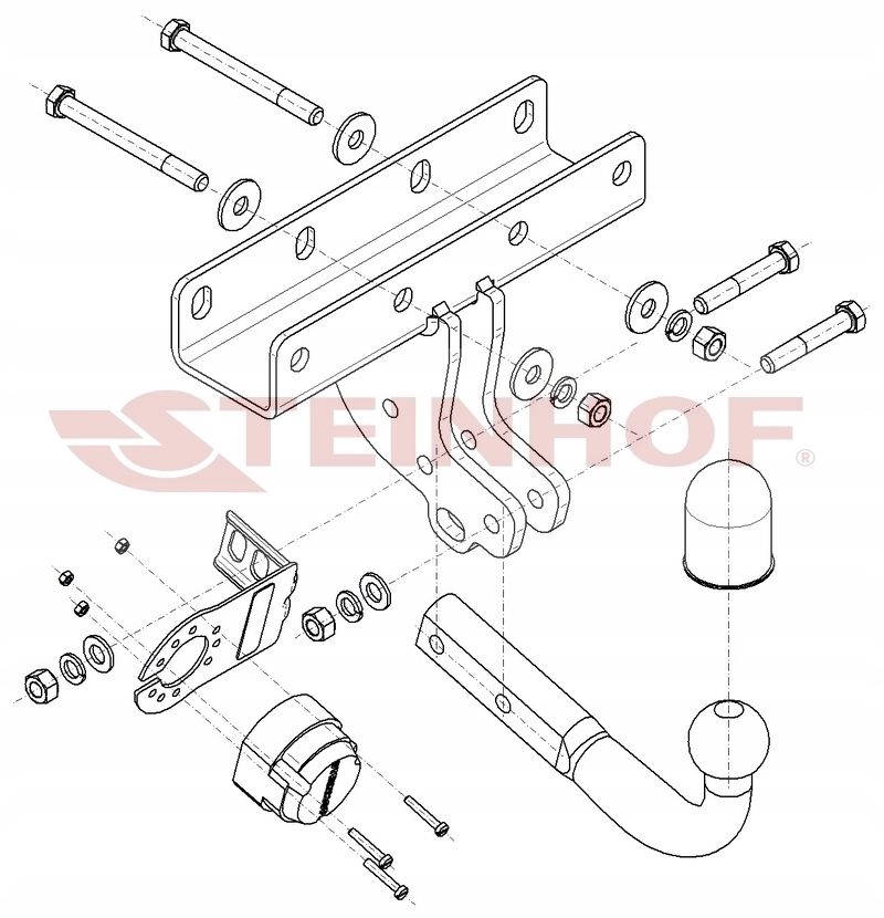 Hak holowniczy - STEINHOF STJ-077