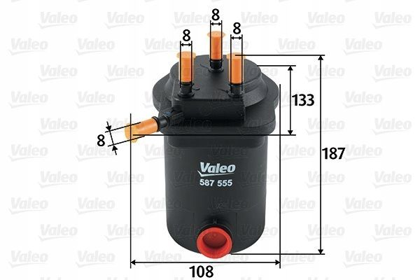 Filtr paliwa - VALEO 587555
