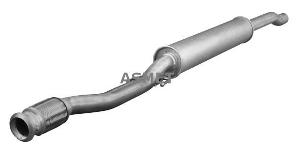 Tłumik układu wydechowego środkowy - ASMET ASM12.043
