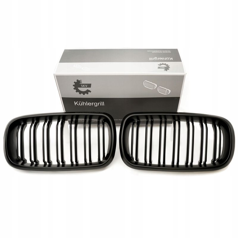 Grill bmw podwójna listwa, czarny mat, bmw x5 f15 - SKV ESEN 66SKV297