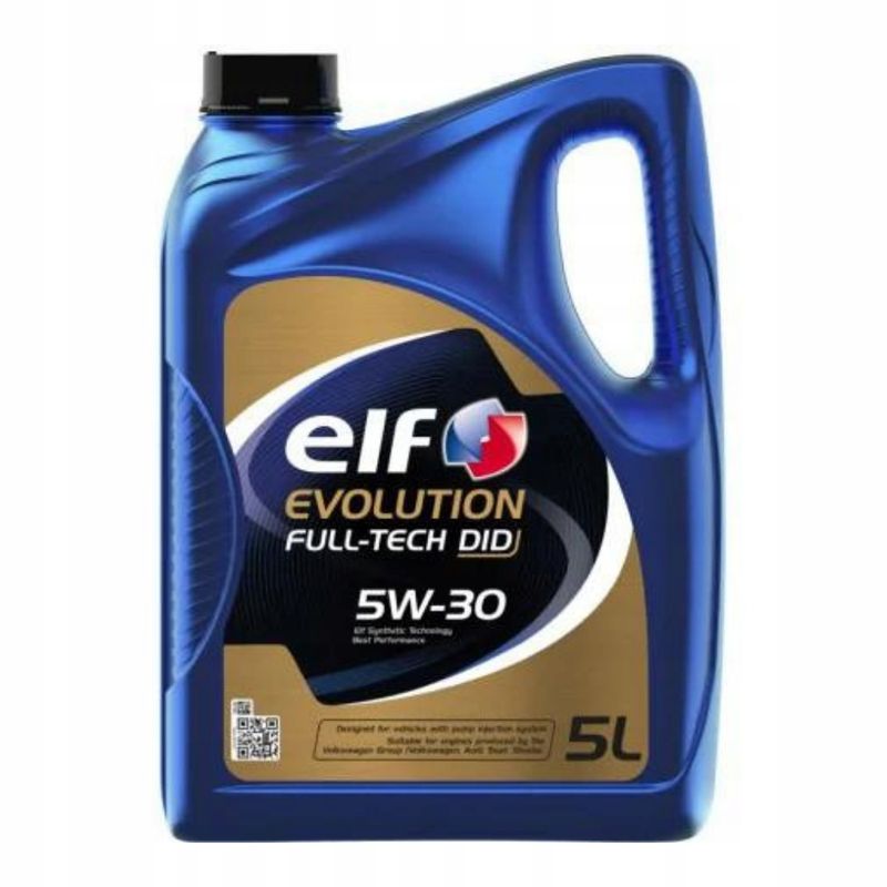 Olej ELF 5W-30 Evol Fulltech DID 5L OLEELF5W30EVODID5