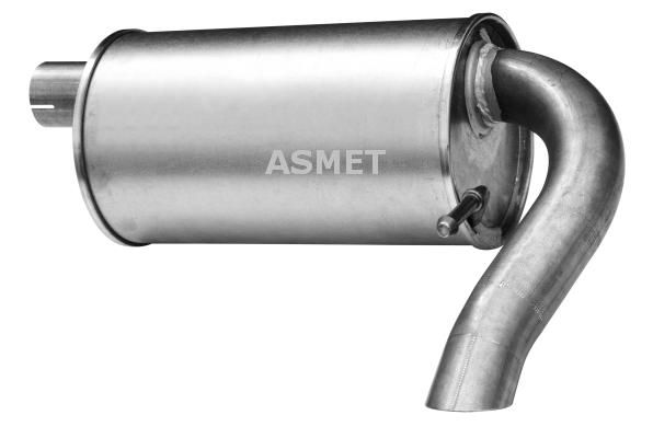 Tłumik układu wydechowego tył - ASMET ASM07.174
