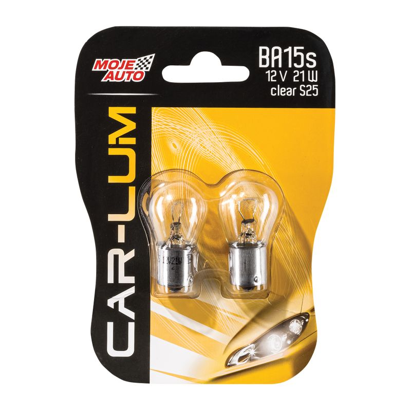 Zarowka 12v 21w s25 clear bai5s 2pak - VIRAGE AMT91-006