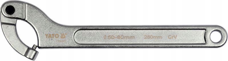 Klucz hakowy 50-80mm okrągły bolec - YATO YT01677