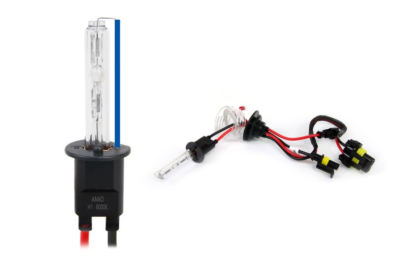 Żarówka ksenonowa żarnik hid xenon H1 8000K - AMIO AMI01418