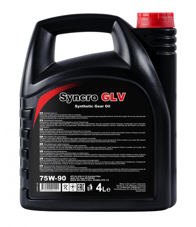 Oleje i smary - CHEMPIOIL CH S. GLV 75W90 LS 4L PL