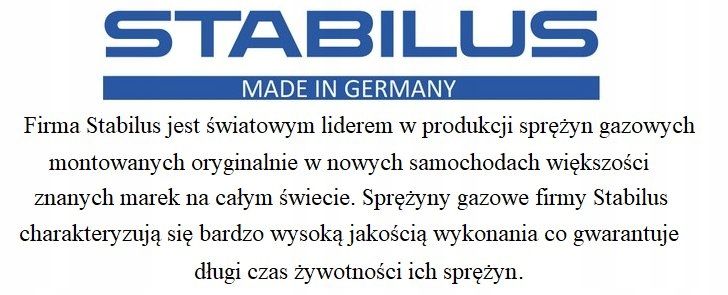 Sprężyna gazowa - STABILUS STA9968GI