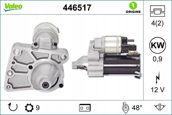 Rozrusznik - VALEO VAL446517