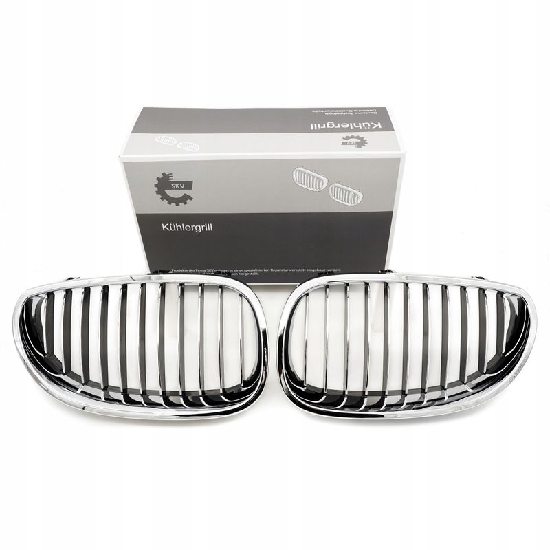 Grill bmw pojedyncza listwa, chrom, bmw 5 e60 - SKV 66SKV168
