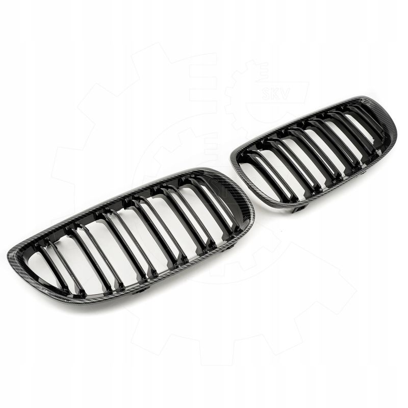 Grill bmw podwójna listwa, kolor carbon, bmw 3 e92 cou… - SKV ESEN 66SKV111